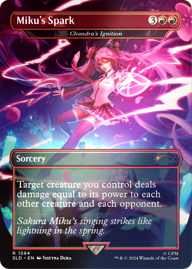 Miku's Spark - Chandra's Ignition (Rainbow Foil) [Secret Lair Drop Series]-1
