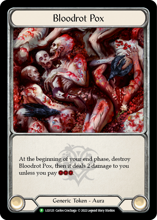 Bloodrot Pox // Frailty [LGS125 // LGS126] (Promo)  Cold Foil-1