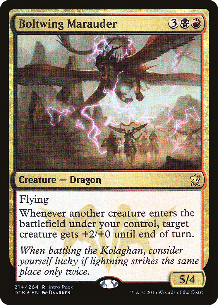 Boltwing Marauder (Intro Pack) [Dragons of Tarkir Promos]-1