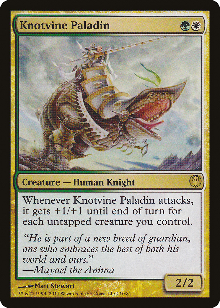 Knotvine Paladin [Duel Decks: Knights vs. Dragons]-1