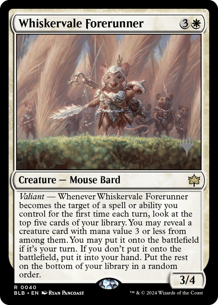 Whiskervale Forerunner (PPBLB-040) - Bloomburrow Promos-1