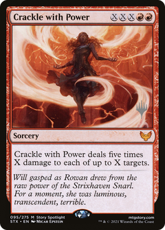 Crackle with Power (Promo Pack) [Strixhaven: School of Mages Promos]-1