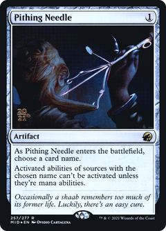 Pithing Needle [Innistrad: Midnight Hunt Prerelease Promos]-1