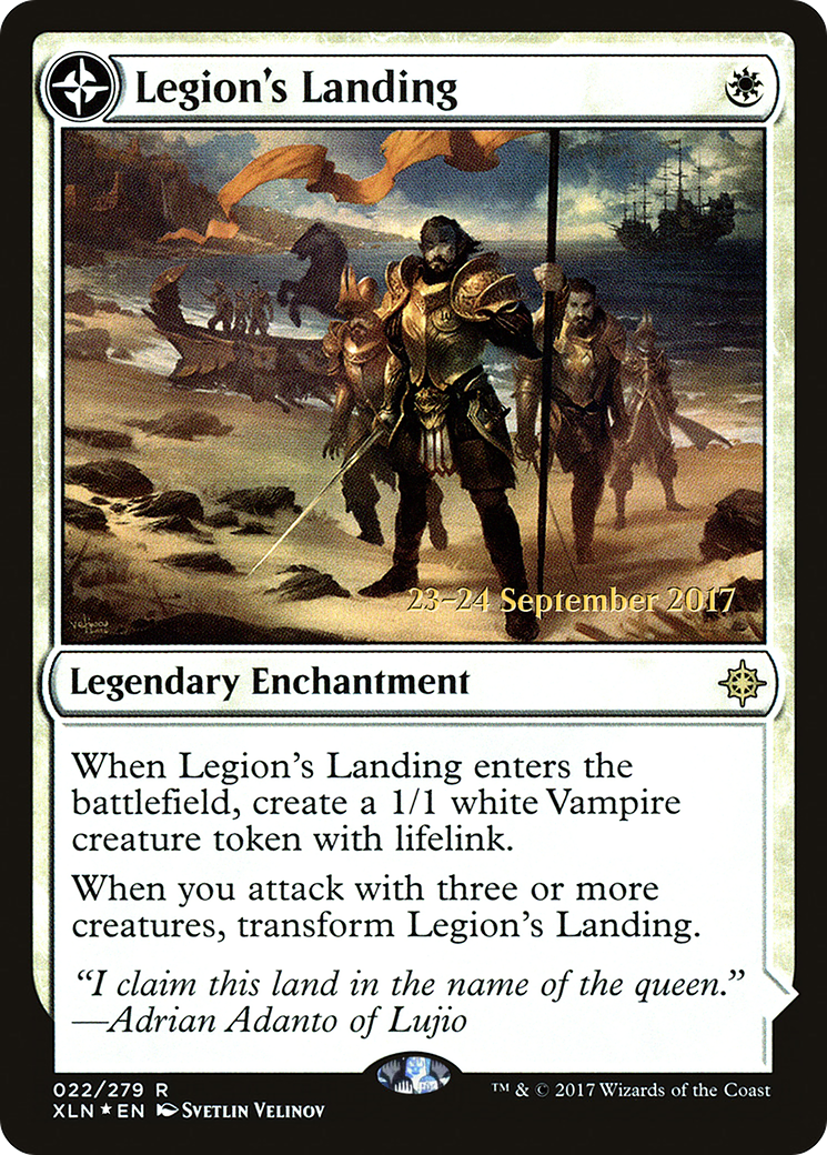 Legion's Landing // Adanto, the First Fort [Ixalan Prerelease Promos]-4