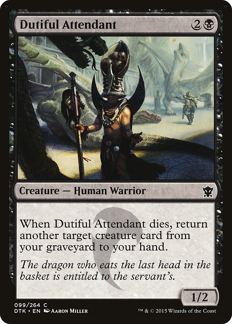 Dutiful Attendant [Dragons of Tarkir]-1