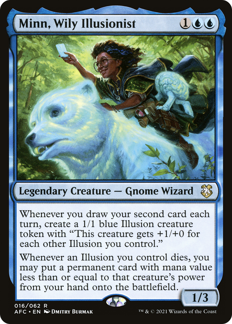 Minn, Wily Illusionist [Dungeons & Dragons: Adventures in the Forgotten Realms Commander]-1