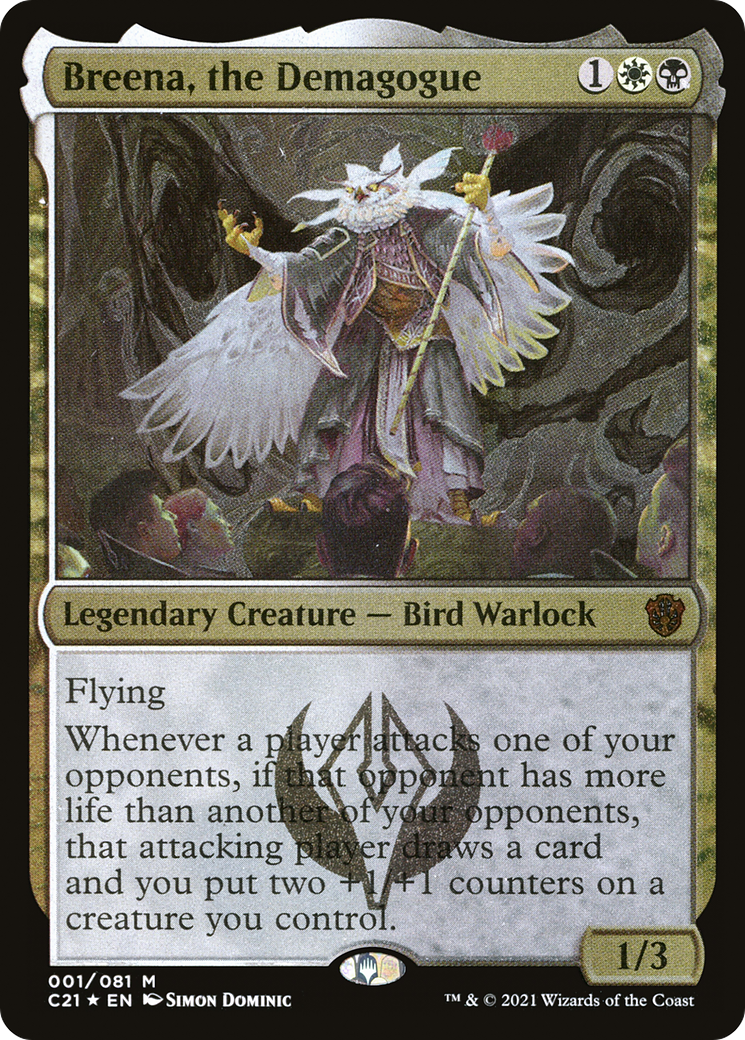 Breena, the Demagogue (Display Commander) [Commander 2021]-1