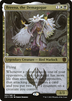 Breena, the Demagogue (Display Commander) [Commander 2021]-1