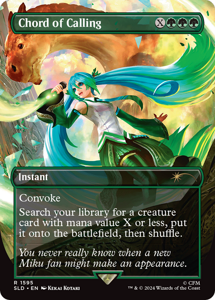 Chord of Calling (SLD-1595) - Secret Lair Drop (Borderless) Foil-1
