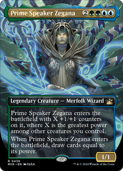 Prime Speaker Zegana (Anime Borderless) [Ravnica Remastered]-1