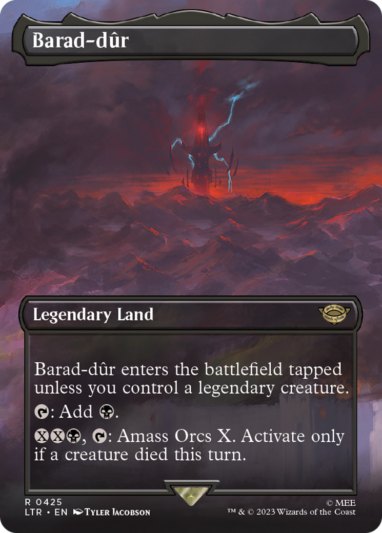 Barad-dur (Borderless Alternate Art) (425) [The Lord of the Rings: Tales of Middle-Earth]-1