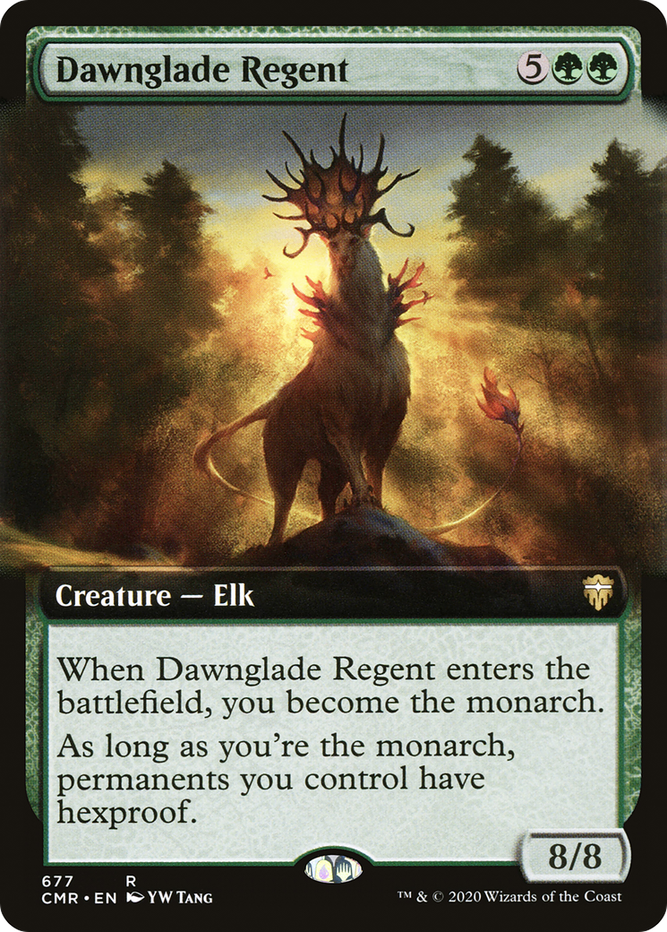 Dawnglade Regent (Extended Art) [Commander Legends]-1
