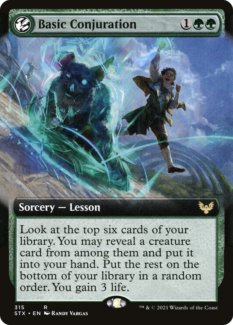 Basic Conjuration (Extended Art) [Strixhaven: School of Mages]-1