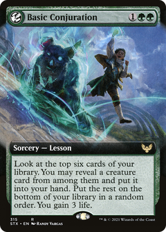 Basic Conjuration (Extended Art) [Strixhaven: School of Mages]-1