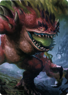 Hezrou // Hezrou (ACLB-017) - Battle for Baldur's Gate Art Series (Borderless) Foil-1