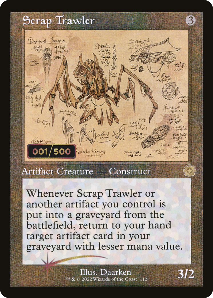Scrap Trawler (Retro Schematic) (Serialized) [The Brothers' War Retro Artifacts]-1