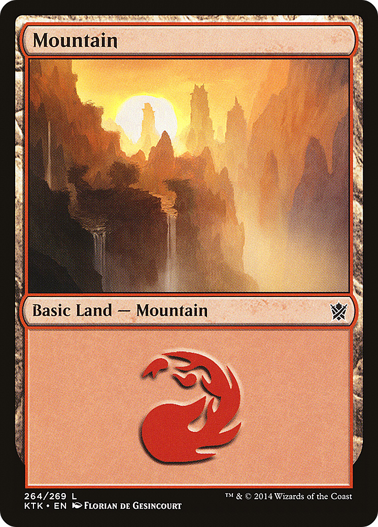 Mountain (264) [Khans of Tarkir]-1