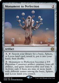 Monument to Perfection (Promo Pack) [Phyrexia: All Will Be One Promos]-1