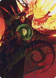 Mishra's Command // Mishra's Command (ABRO-033) - The Brothers' War Art Series (Borderless)-1
