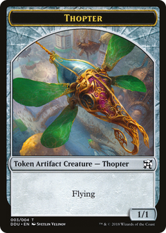 Thopter Token (003/004) [Duel Decks: Elves vs. Inventors Tokens]-1