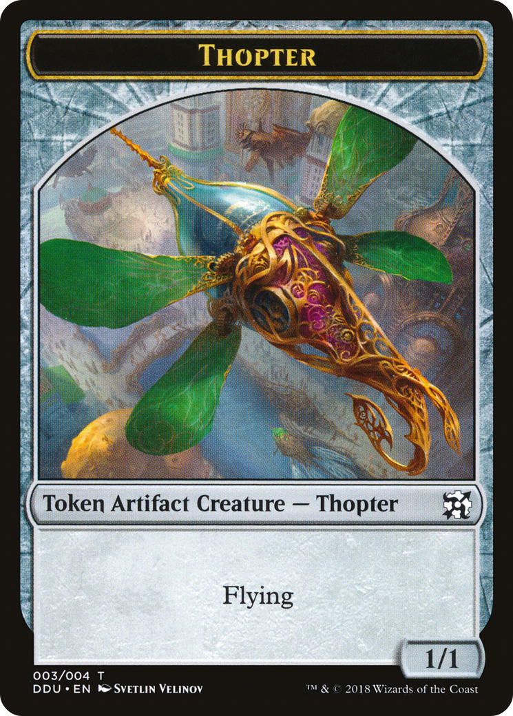Thopter Token (003/004) [Duel Decks: Elves vs. Inventors Tokens]-1