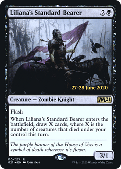 Liliana's Standard Bearer [Core Set 2021 Prerelease Promos]-1