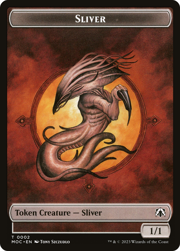 Saproling // Sliver Double-Sided Token [The List]-2