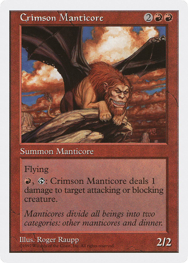 Crimson Manticore [Fifth Edition]-1