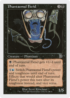 Phantasmal Fiend (Black Background) [Deckmasters]-1