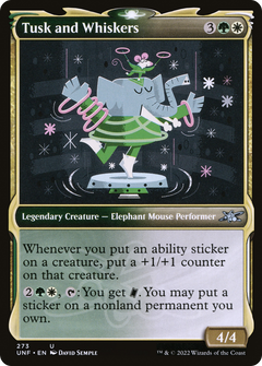 Tusk and Whiskers (Showcase) (UNF-273) - Unfinity: (Showcase)-1