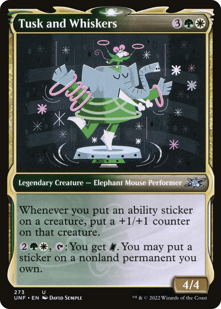 Tusk and Whiskers (Showcase) (UNF-273) - Unfinity: (Showcase)-1