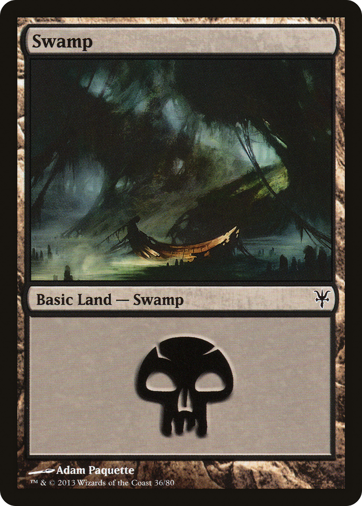 Swamp (36) [Duel Decks: Sorin vs. Tibalt]-3