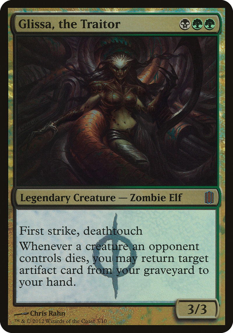 Glissa, the Traitor (Oversized) [Commander's Arsenal Oversized]-1