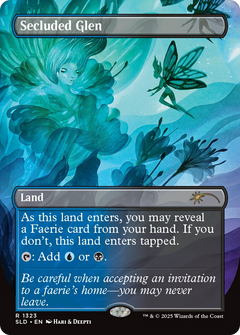 Secluded Glen (SLD-1323) - Secret Lair Drop (Borderless) Foil-1