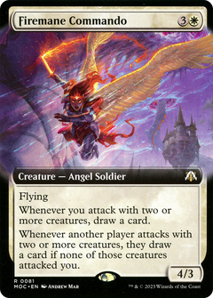 Firemane Commando (Extended Art) [March of the Machine Commander]-1