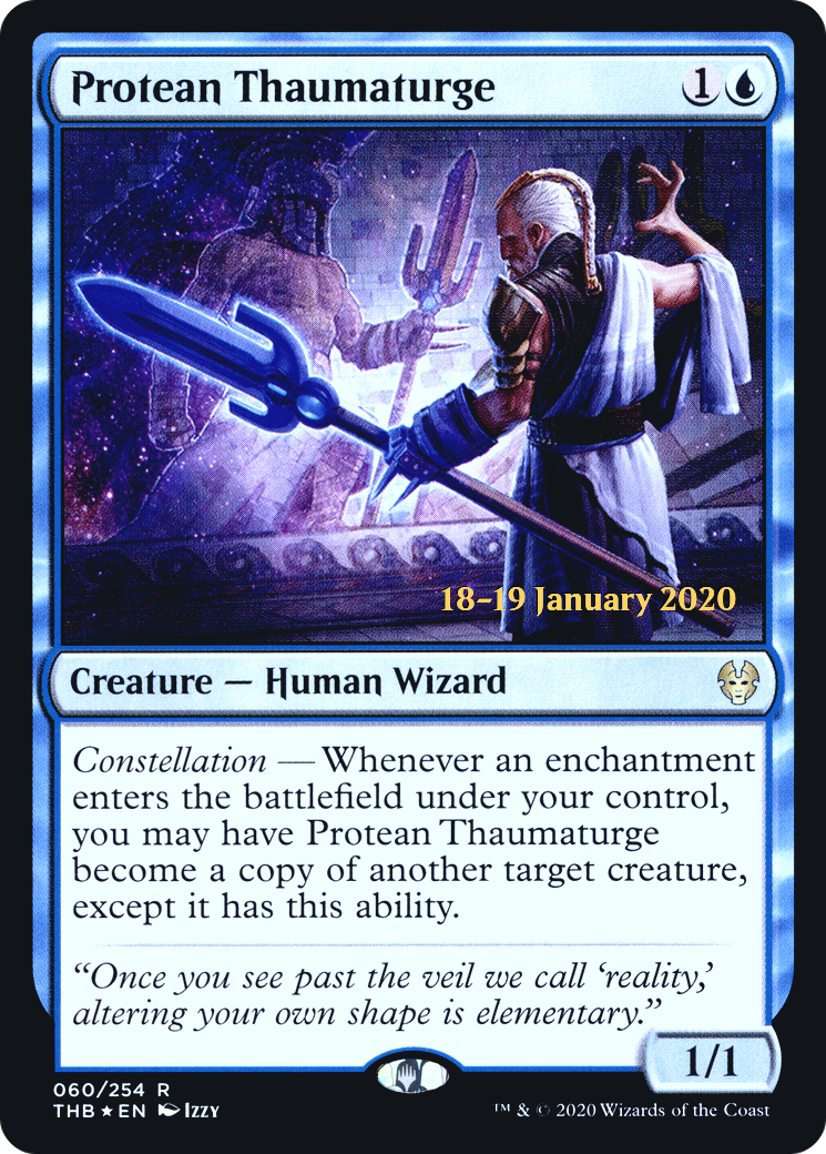 Protean Thaumaturge [Theros Beyond Death Prerelease Promos]-1
