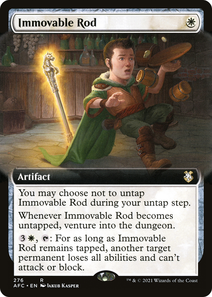 Immovable Rod (Extended Art) [Dungeons & Dragons: Adventures in the Forgotten Realms Commander]-1