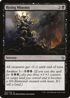 Rising Miasma [Battle for Zendikar]-1