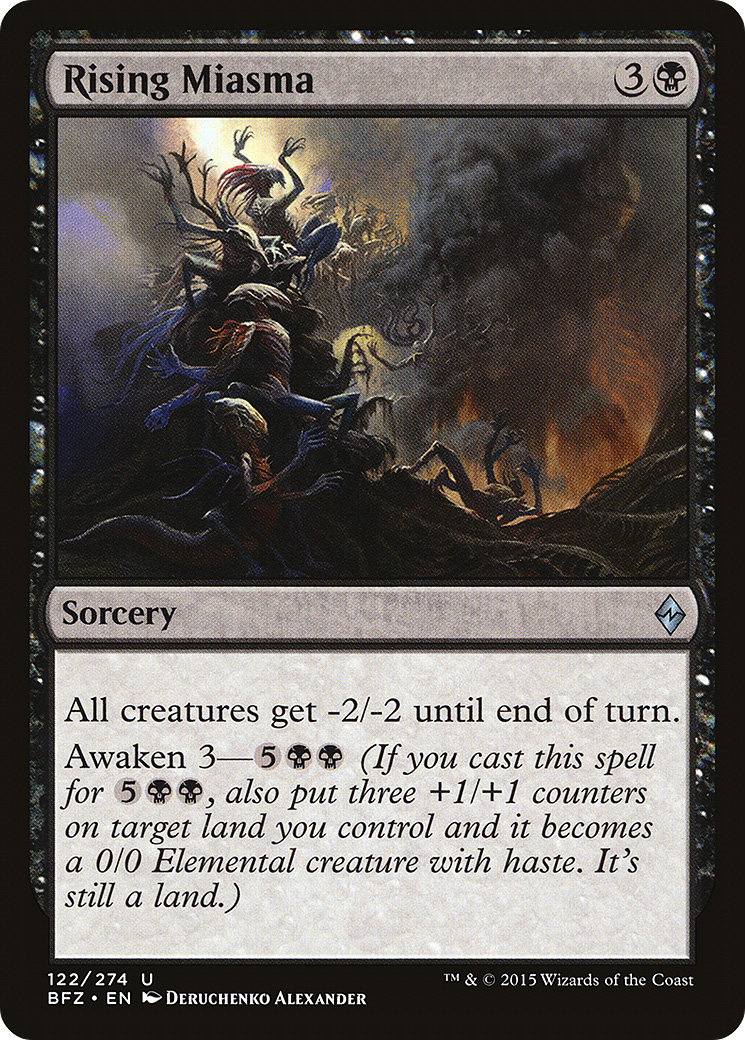 Rising Miasma [Battle for Zendikar]-1