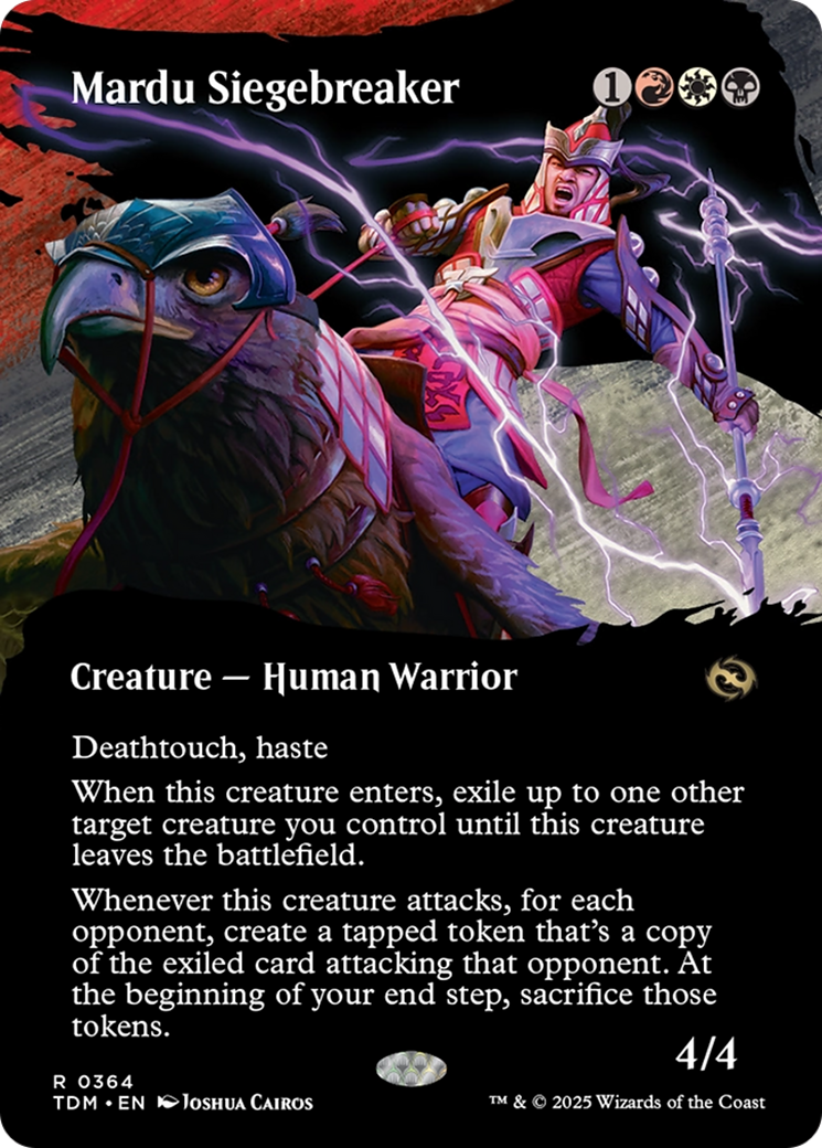Mardu Siegebreaker (Borderless) [Tarkir: Dragonstorm]-1