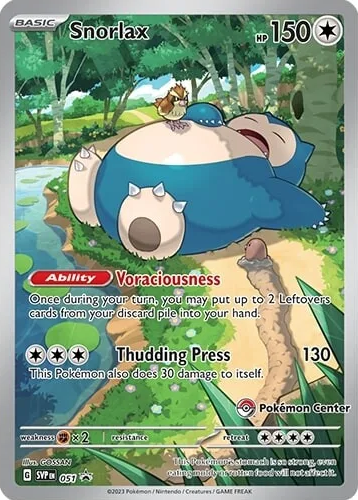 Snorlax (051) (Pokemon Center) [Scarlet & Violet: Black Star Promos]-1