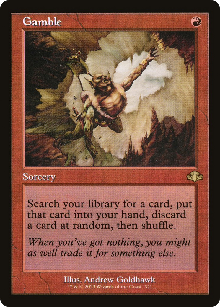 Gamble (Retro) [Dominaria Remastered]-1