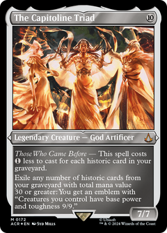 The Capitoline Triad (ACR-172) - Assassin's Creed Etched Foil-1