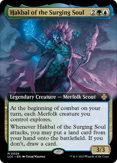 Hakbal of the Surging Soul (Extended Art) [The Lost Caverns of Ixalan Commander]-1