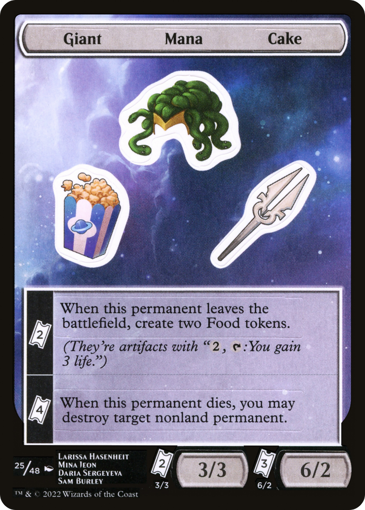 Giant Mana Cake [Unfinity Stickers]-1