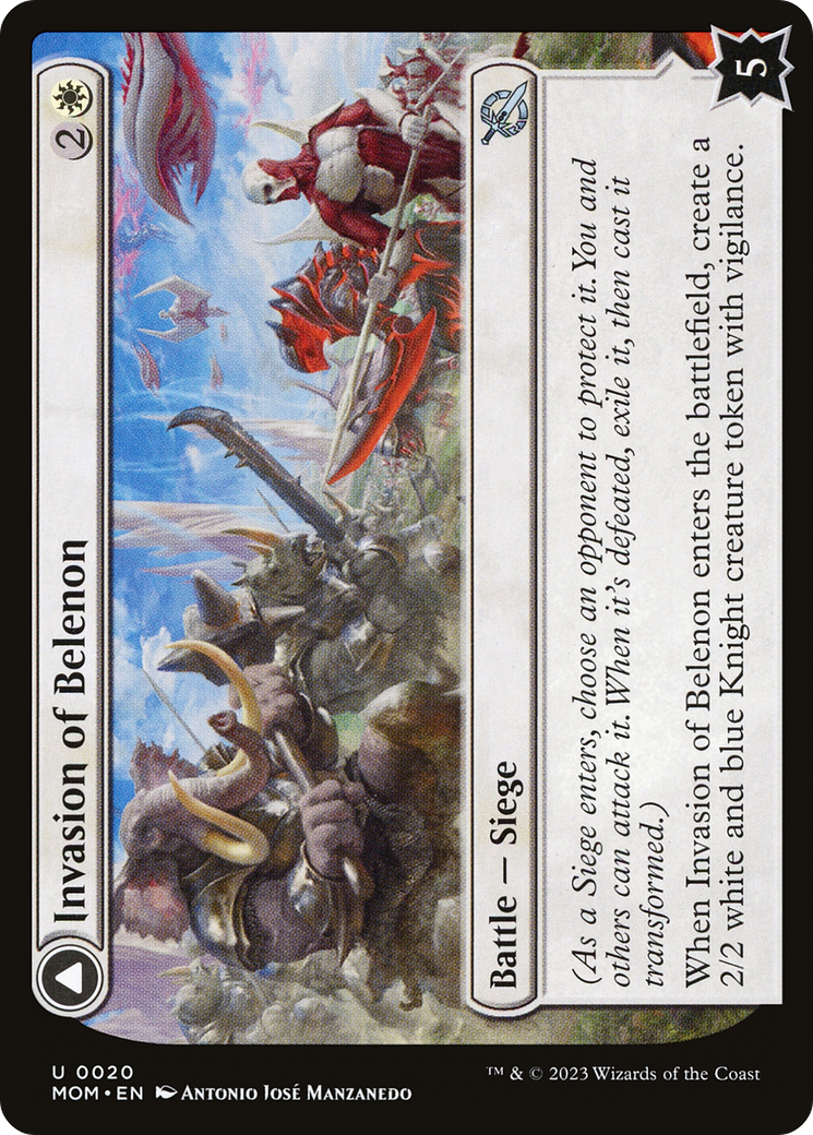 Invasion of Belenon // Belenon War Antherm [March of the Machine]-3