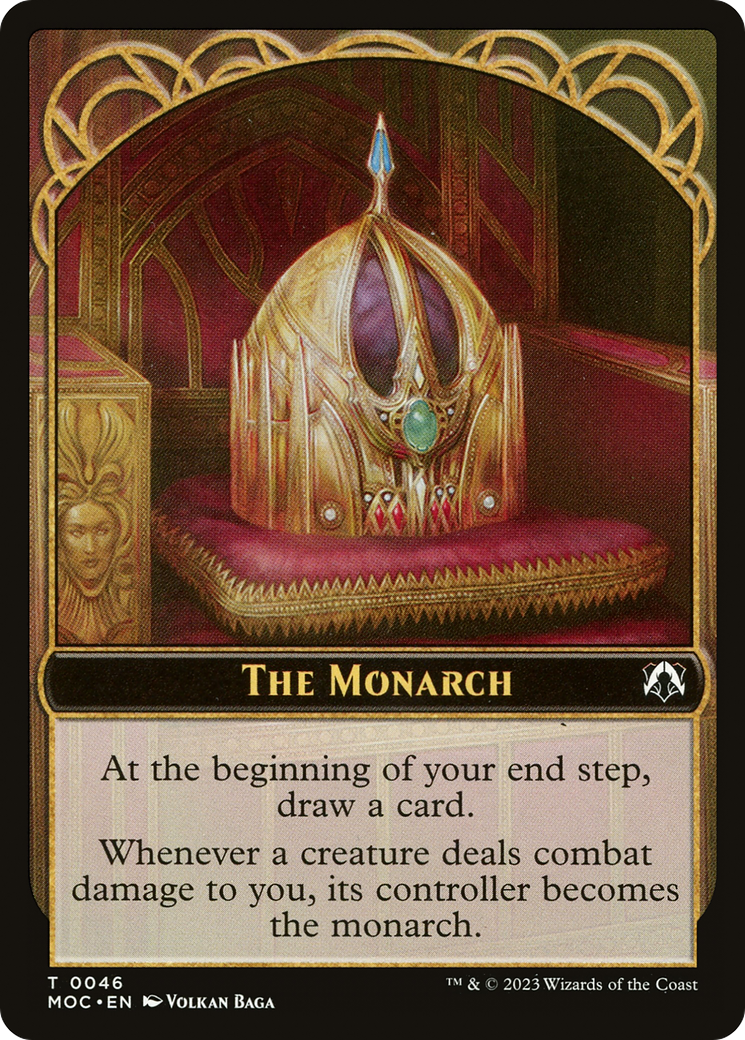 The Monarch (TMOC-046) - March of the Machine Commander Tokens-1