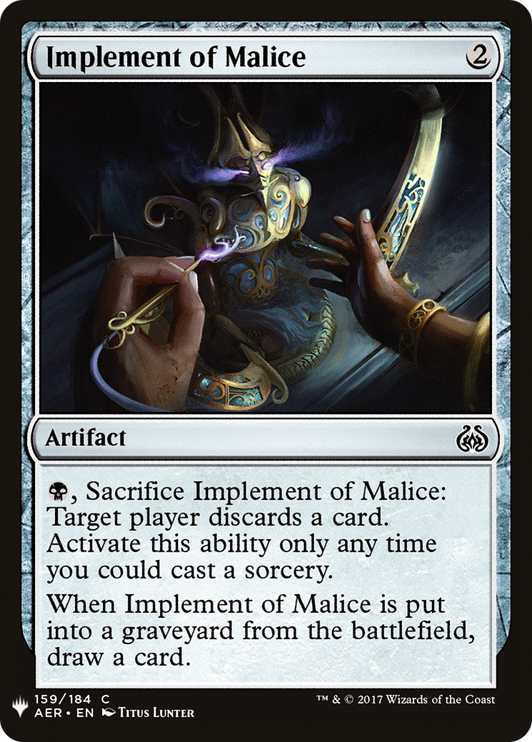 Implement of Malice [Mystery Booster]-1