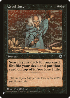 Cruel Tutor [The List]-1