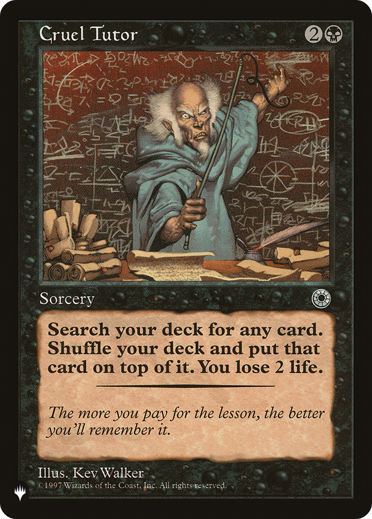 Cruel Tutor [The List]-1